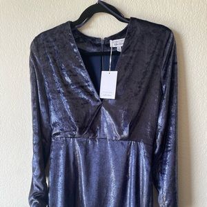 & other stories sparkle blue disco dress (US 6)